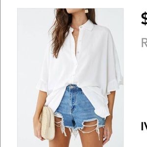 Forever 21 oversized shirt